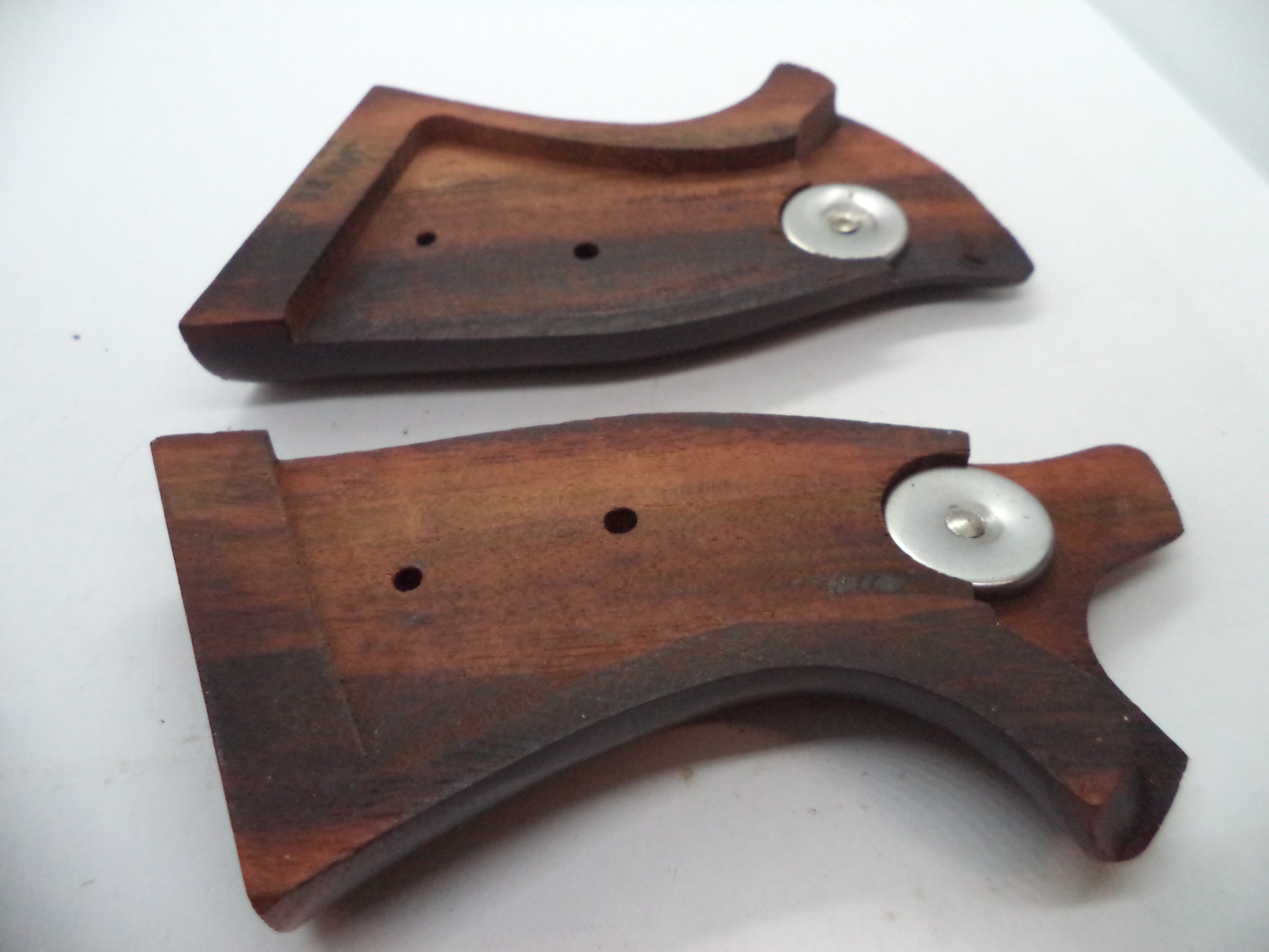 Smith & Wesson K & L Frame Vintage Wood Grips - Square Butt Only - Used OEM Part GGG5