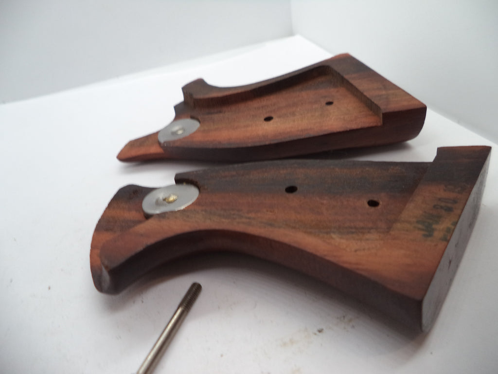 Smith & Wesson K & L Frame Vintage Wood Grips - Square Butt Only - Used OEM Part GGG5