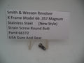 66172 S&W K Frame Model 66 Strain Screw Square Butt Used .357 Magnum