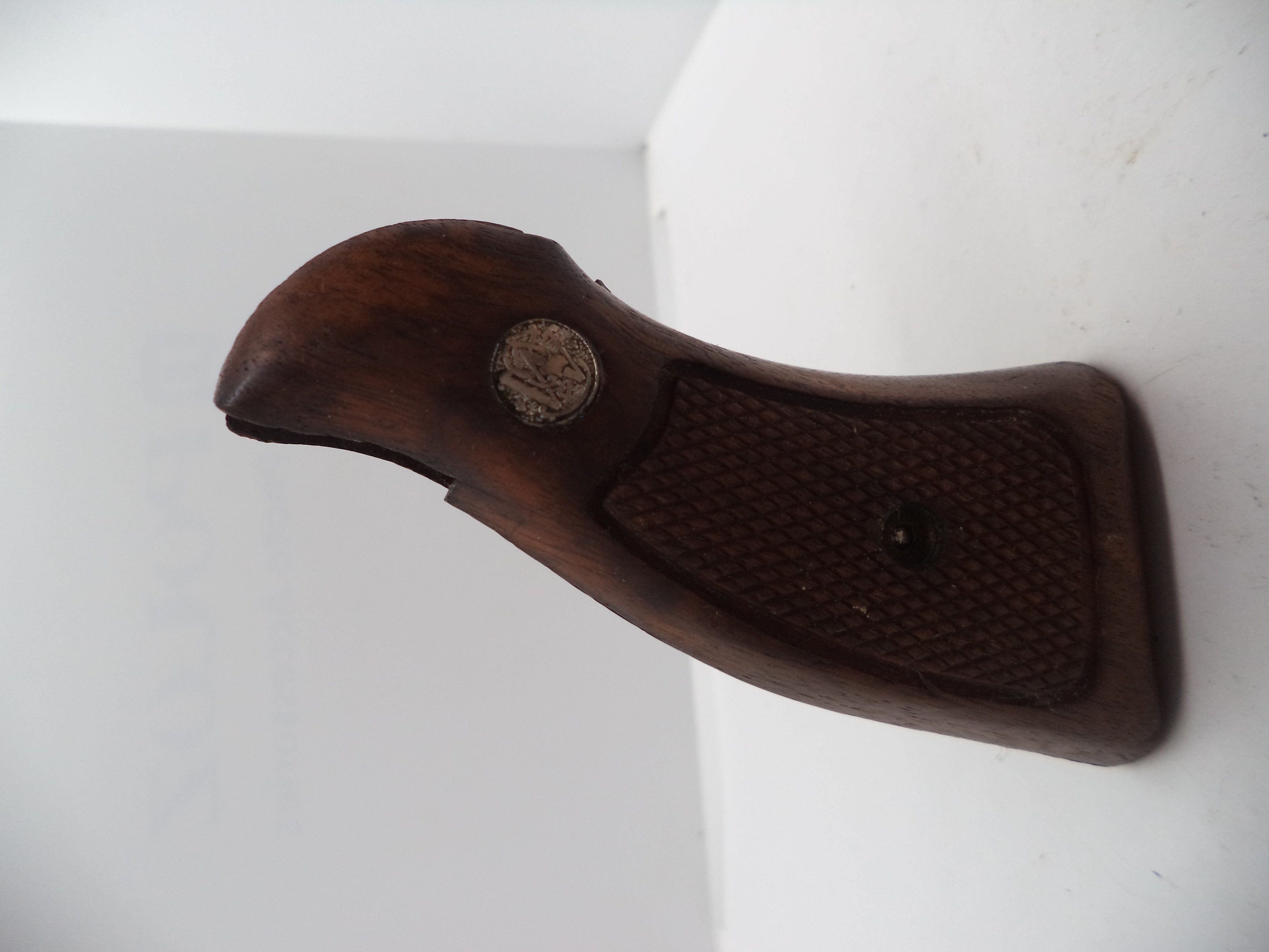 Smith & Wesson K & L Frame Vintage Wood Grips - Square Butt Only - Used OEM Part GGG7