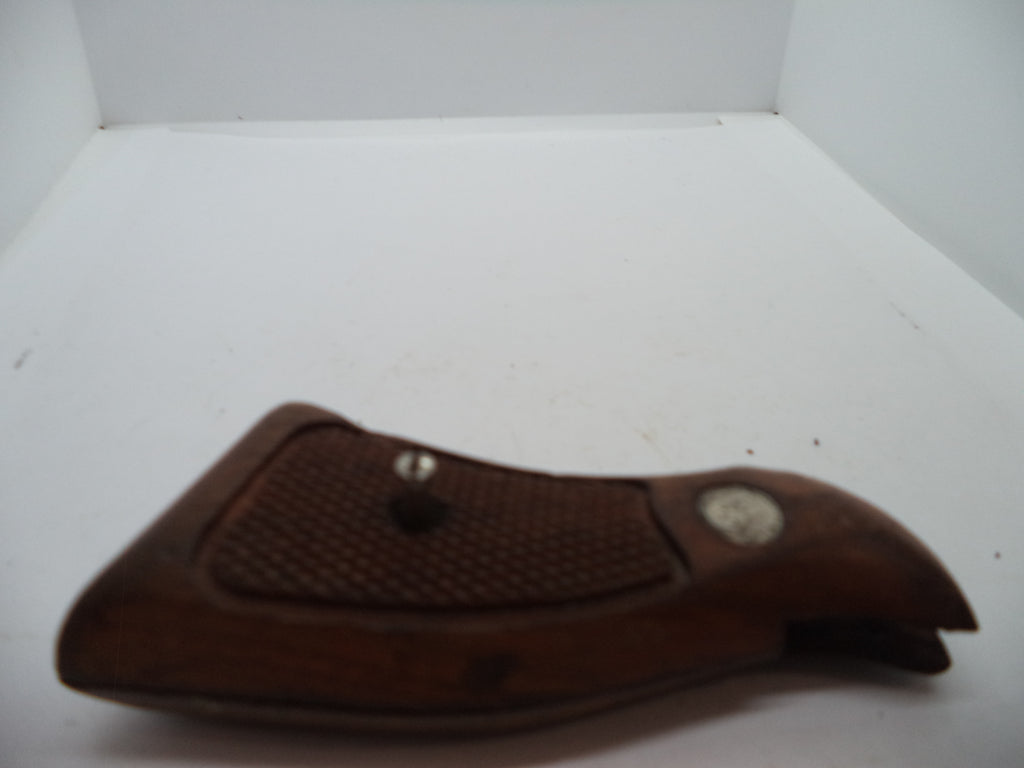Smith & Wesson K & L Frame Vintage Wood Grips - Square Butt Only - Used OEM Part GGG7