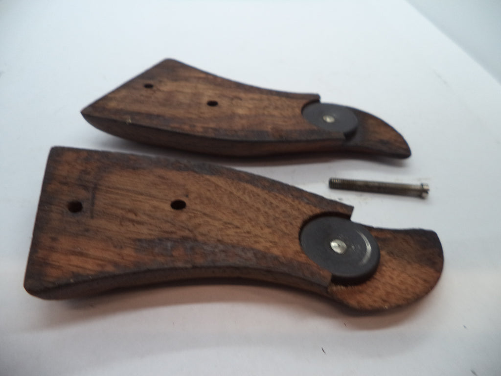 Smith & Wesson K & L Frame Vintage Wood Grips - Square Butt Only - Used OEM Part GGG7
