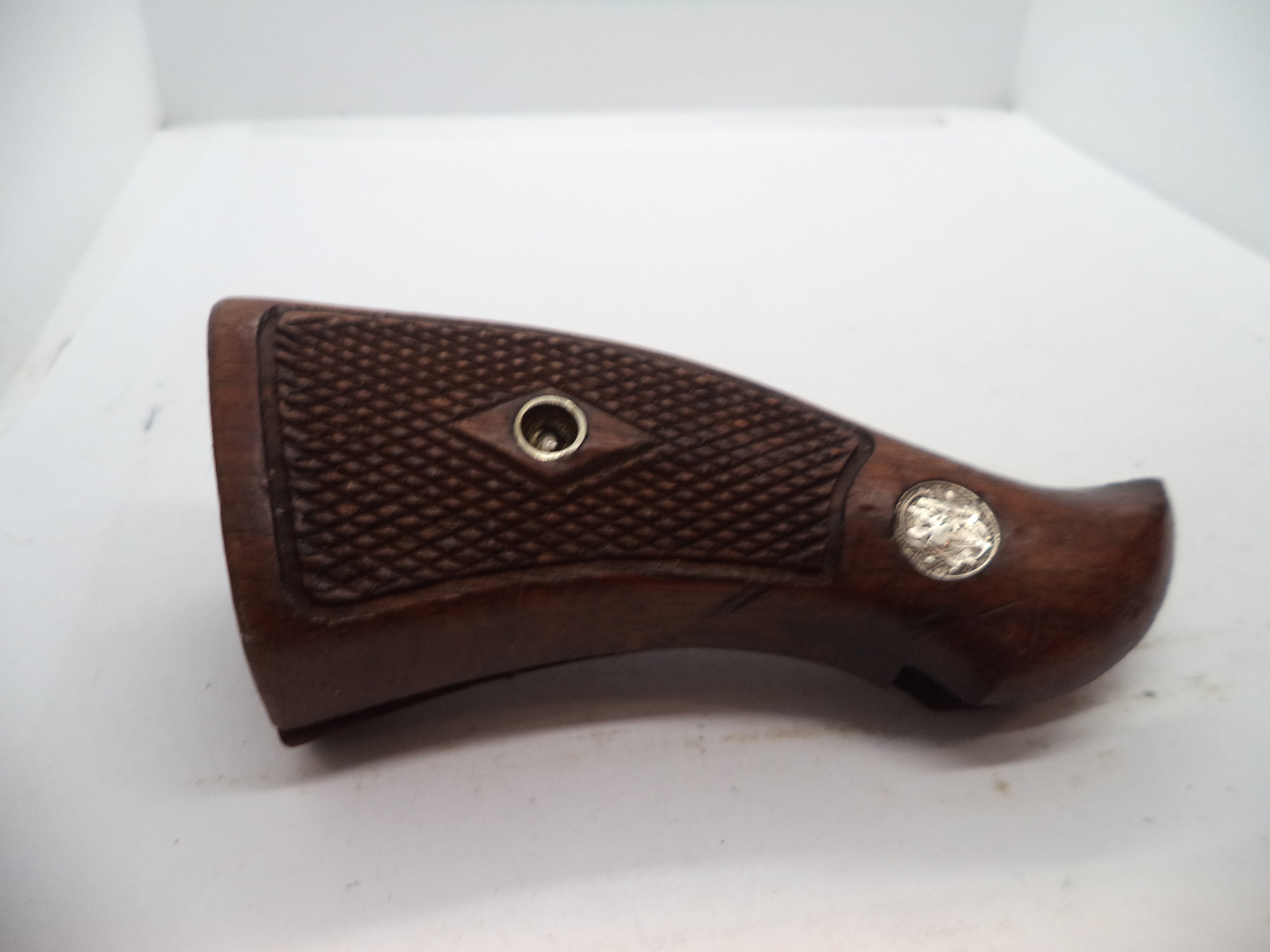 Smith & Wesson K & L Frame Vintage Wood Grips - Square Butt Only - Used OEM Part GGG8