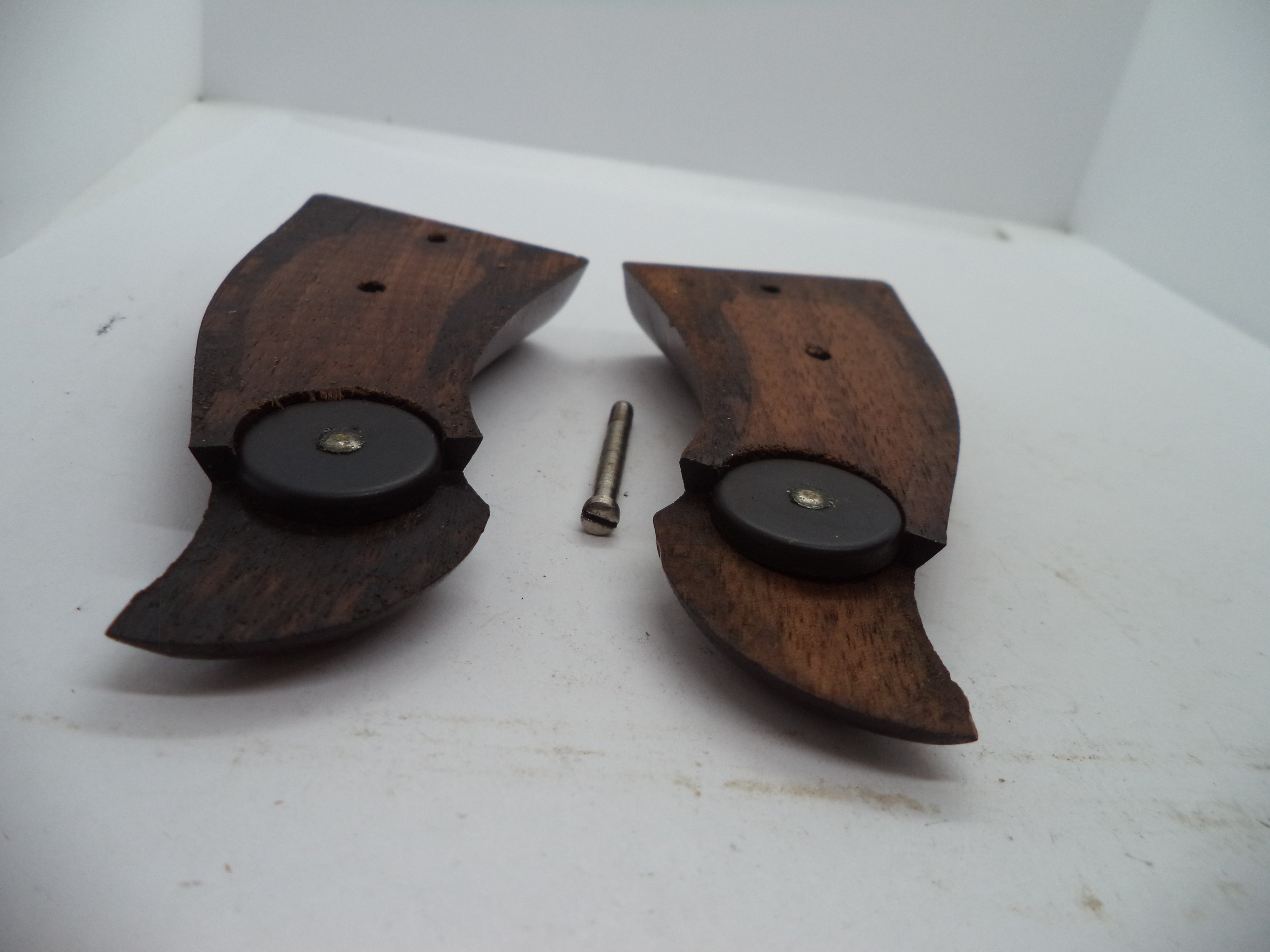 Smith & Wesson K & L Frame Vintage Wood Grips - Square Butt Only - Used OEM Part GGG8