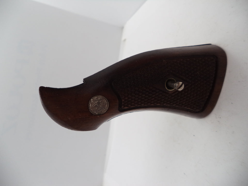 Smith & Wesson Revolver K & L Frame Vintage Wood Grips - Square Butt Only - GGG10