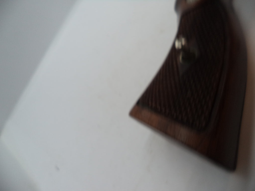 Smith & Wesson Revolver K & L Frame Vintage Wood Grips - Square Butt Only - GGG10