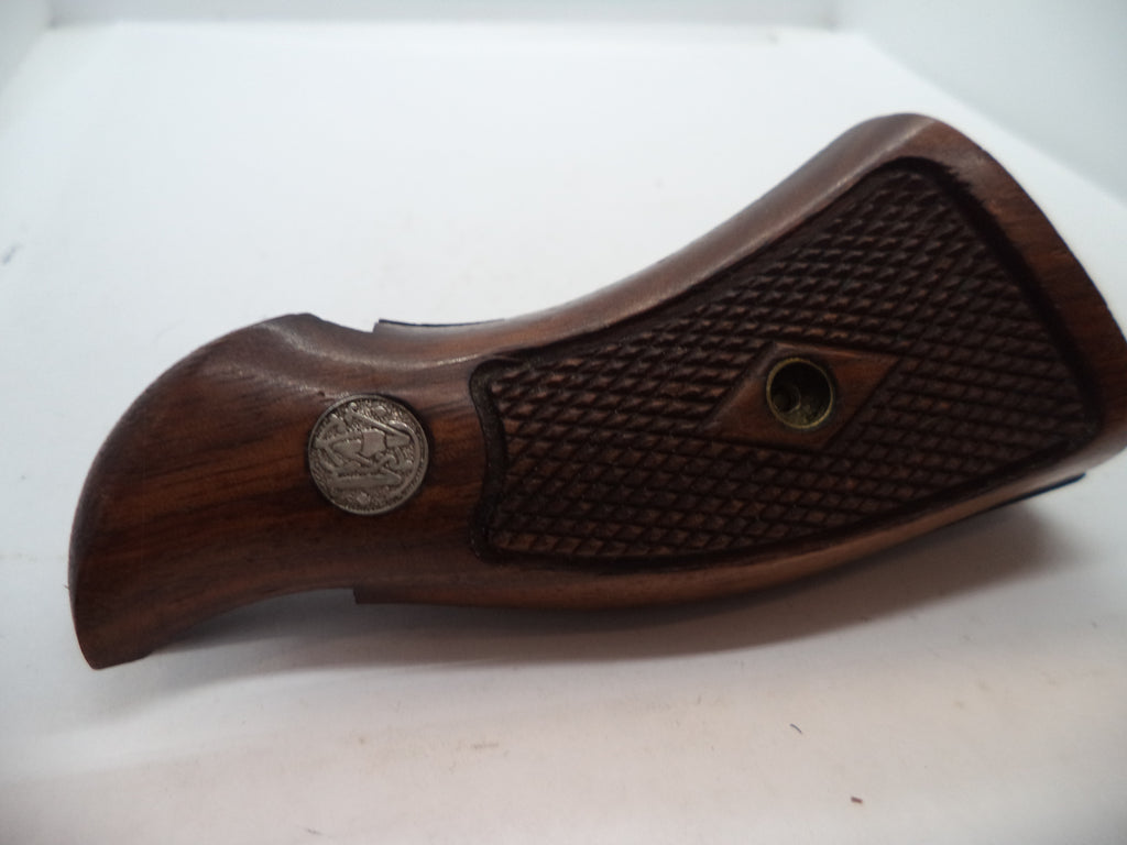 Smith & Wesson Revolver K & L Frame Vintage Wood Grips - Square Butt Only - GGG10