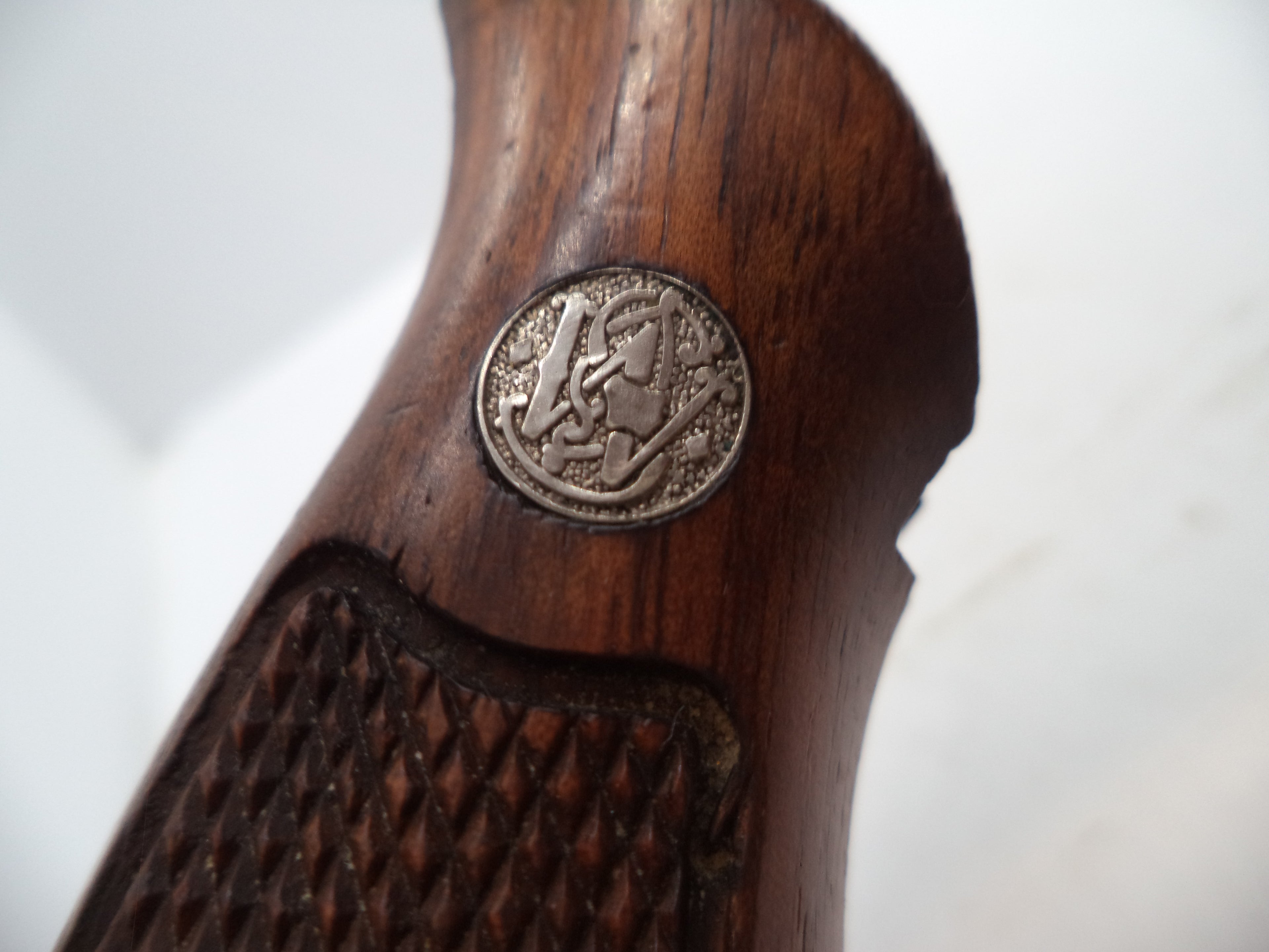 Smith & Wesson Revolver K & L Frame Vintage Wood Grips - Square Butt Only - GGG10