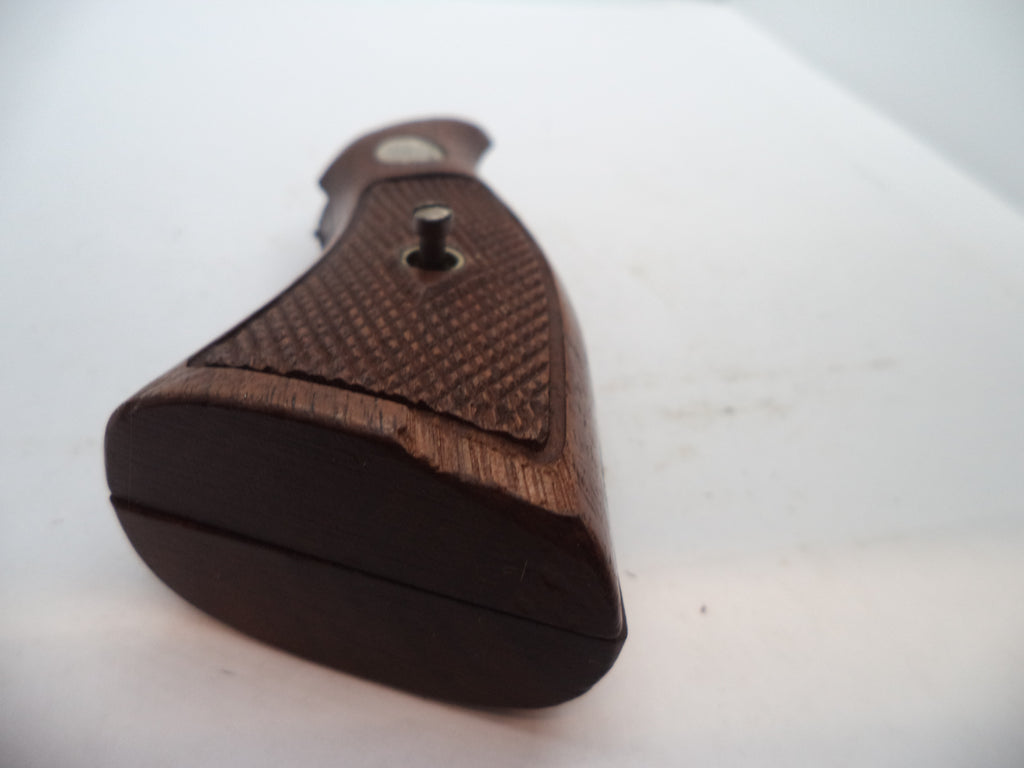 Smith & Wesson Revolver Vintage Wood Grips - K & L Frame Square Butt Only - GGG11
