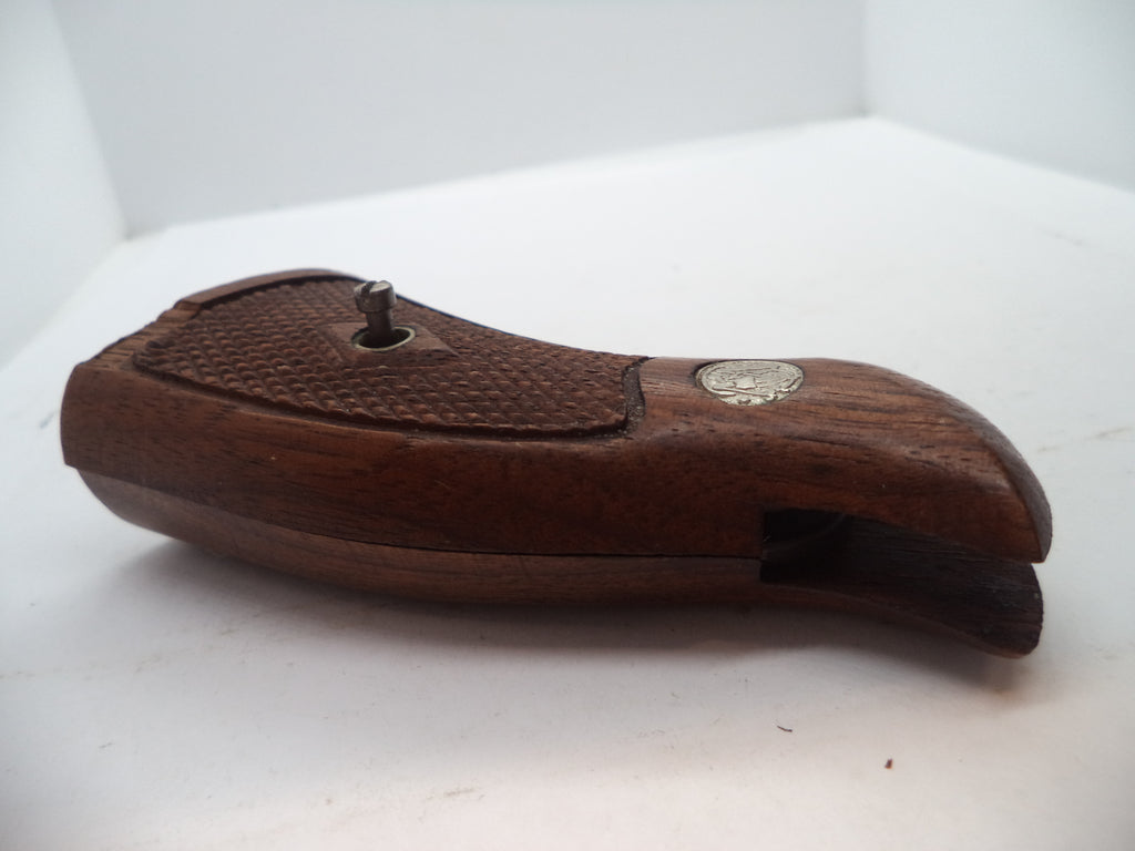 Smith & Wesson Revolver Vintage Wood Grips - K & L Frame Square Butt Only - GGG11