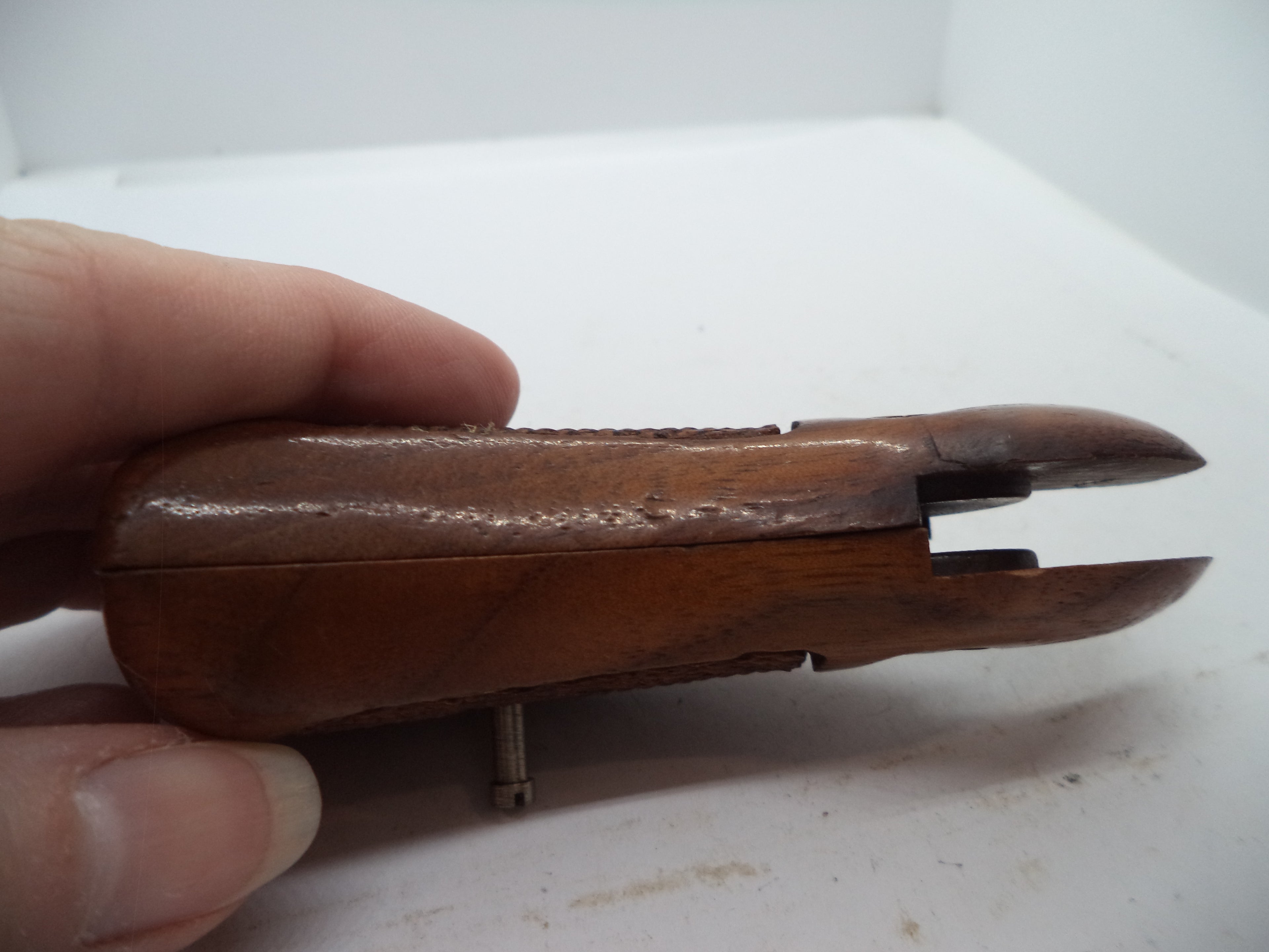 Smith & Wesson K & L Frame Vintage Wood Grips - Square Butt Only - Used OEM Part GGG12