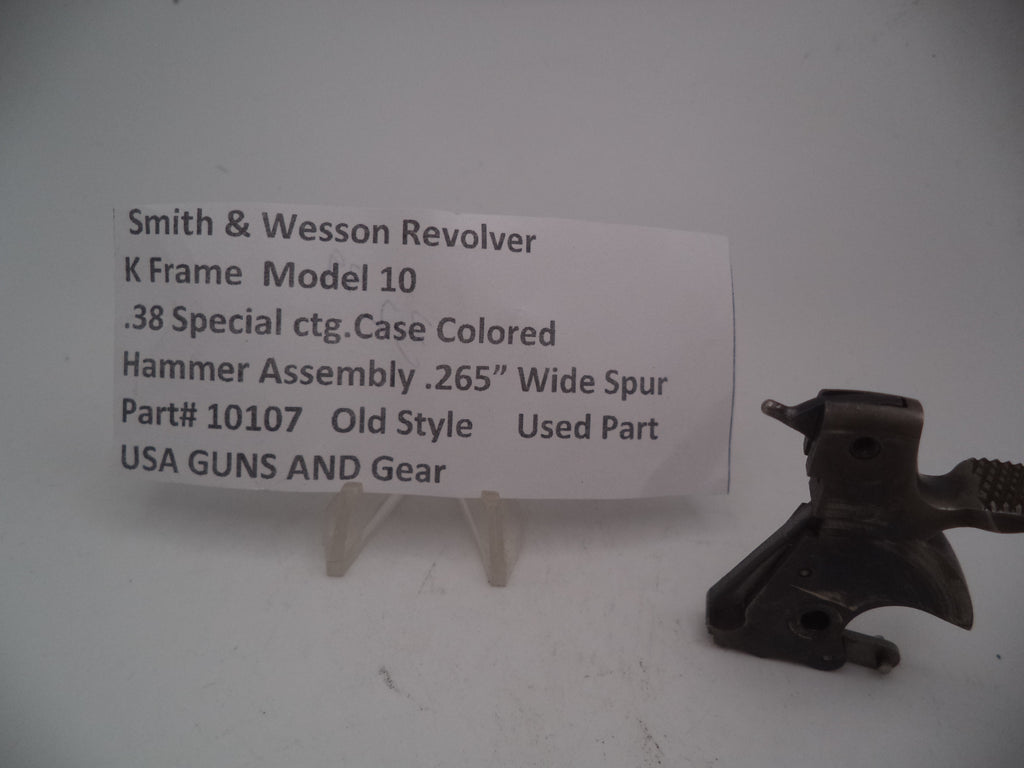 Smith & Wesson K Frame Model 10 Hammer - .265" Wide Spur - .38 Special - Case Colored - Used