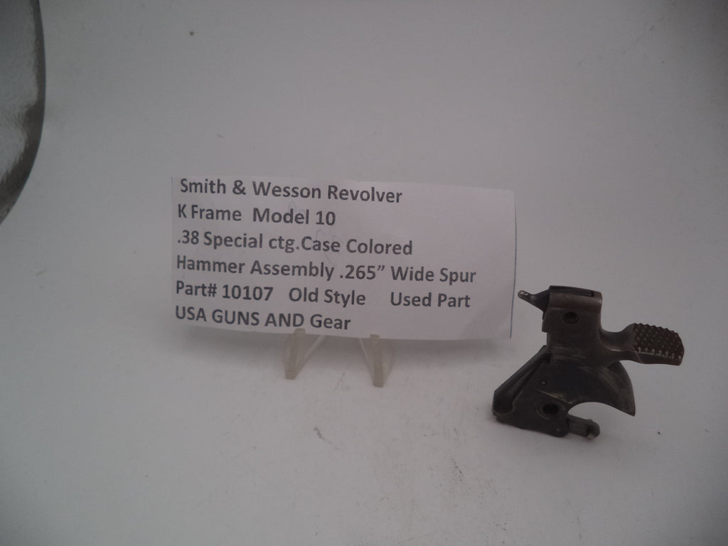 Smith & Wesson K Frame Model 10 Hammer - .265" Wide Spur - .38 Special - Case Colored - Used