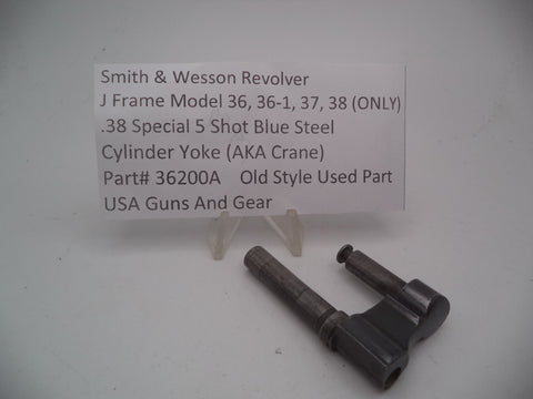 36200A  S&W J Frame Model 36, 36-1, 37, 38 & 37 (Only) Cylinder Yoke