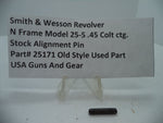 25171 Smith & Wesson N Size Model 25-5 Stock Alignment Pin .45 Colt ctg.