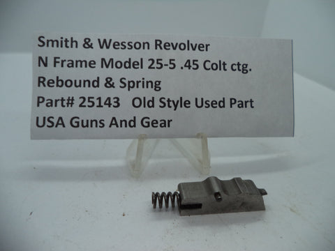 25143 Smith & Wesson N Size Model 25 -5 Rebound Slide & Spring .45 Colt ctg.