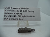 25143 Smith & Wesson N Size Model 25 -5 Rebound Slide & Spring .45 Colt ctg.