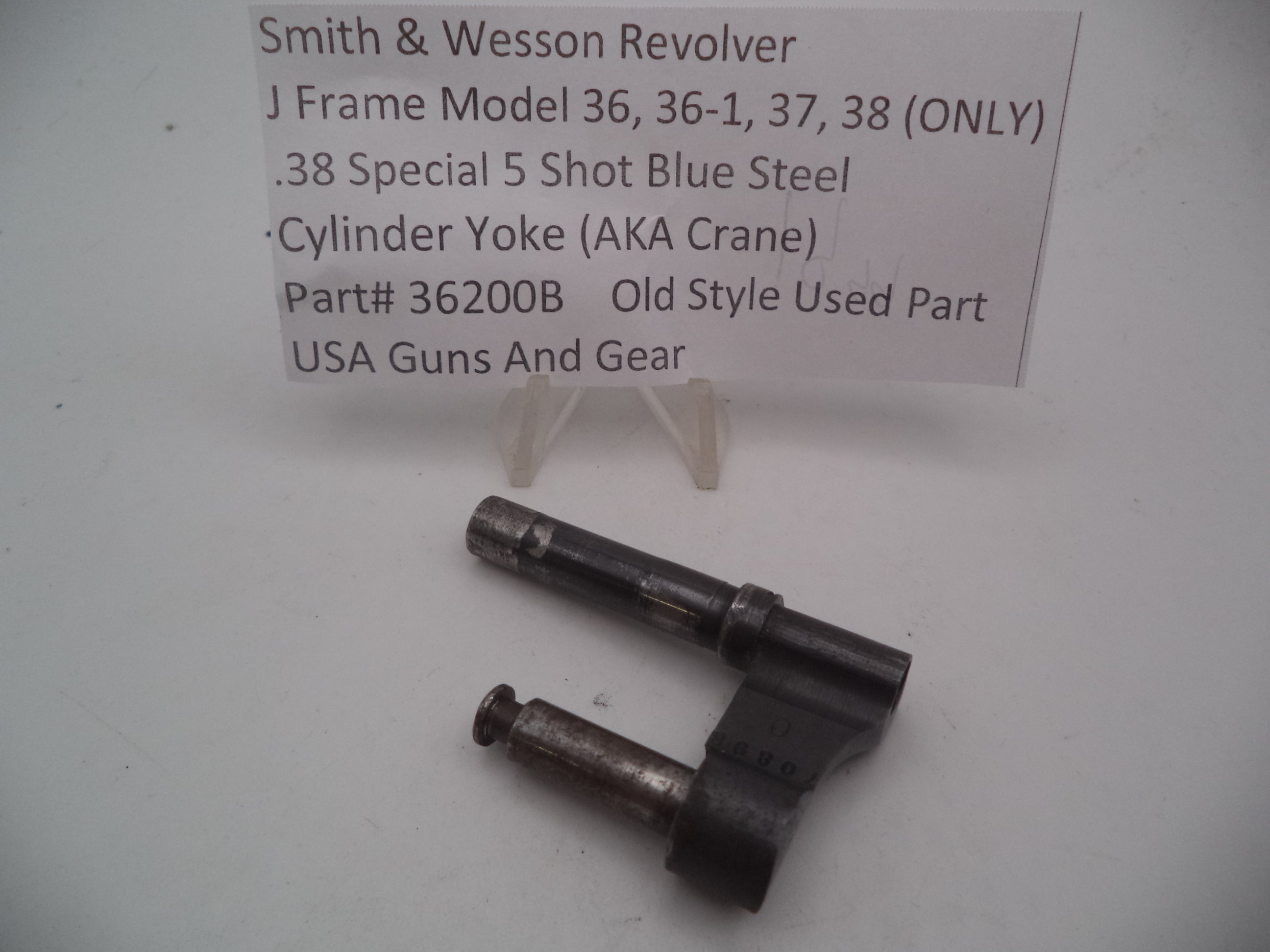 10200  S&W K Frame Model 10-7 & 10-8 (Only) Cylinder Yoke .38 Special