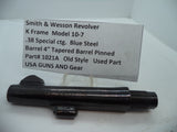 1021A Smith & Wesson K Size Model 10-7 Barrel 4" Tapered Barrel Pinned