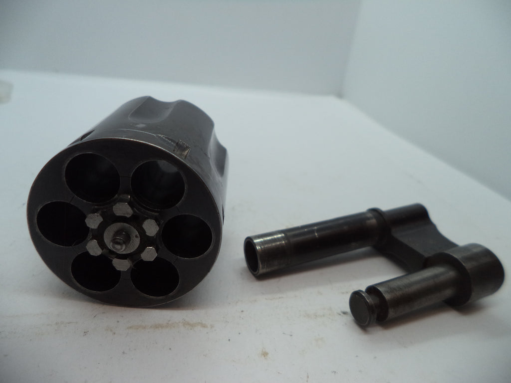 Smith & Wesson K Frame Model 10-7 Cylinder Assembly & Yoke Blue 6 Shot .38 Special Used 1076A