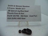 10179A Smith & Wesson K Size Model 10 -7 Thumb Piece & Nut .38 Special ctg