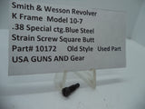 10172 S&W K Size Model 10-7 Strain Screw Square Butt Blue .38 Special ctg