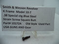 S&W K Frame Model 10-7 Strain Screw Square Butt Blue Steel .38 Special Old Style Used - Part# 10172A