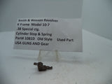 1081D Smith & Wesson K Size Model 10-7 Cylinder Stop & Spring .38 Special ctg