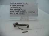 1045A S&W Revolver K Size Model 10-7 Bolt, Spring & Plunger .38 Special ctg.