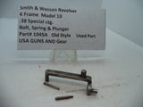 1045A S&W Revolver K Size Model 10-7 Bolt, Spring & Plunger .38 Special ctg.