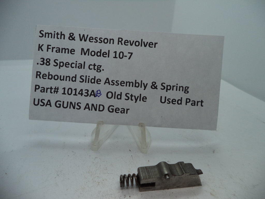 S&W K Frame Model 10-7 Rebound Slide & Spring | .38 Special | 10143AB