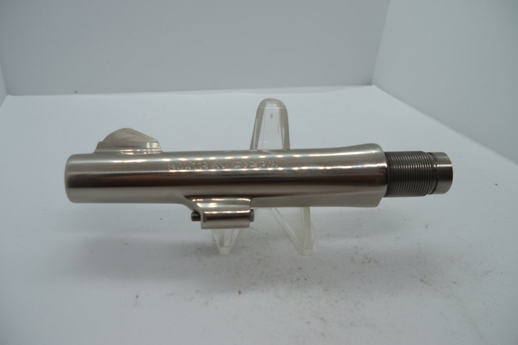 S&W K Frame Model 10-7 Barrel 4" Pinned Nickel .38 Special Used - Part# 1022