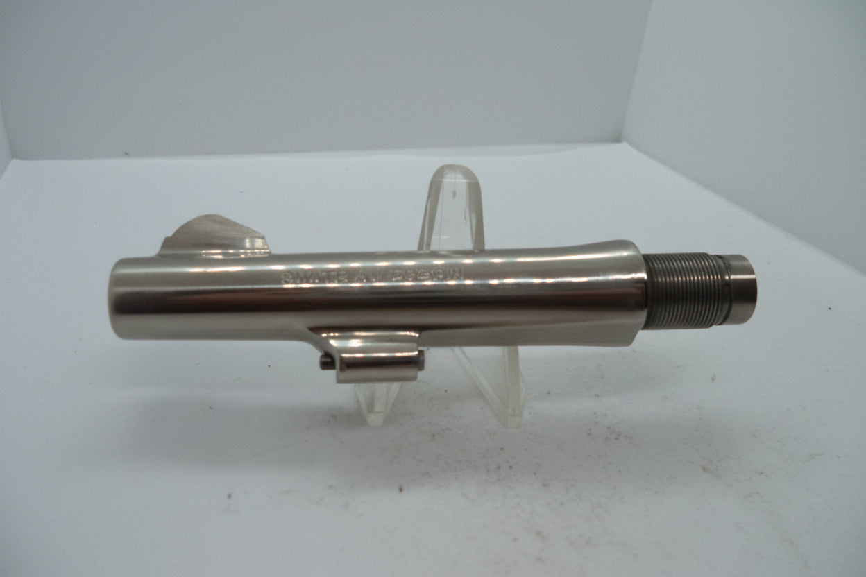 S&W K Frame Model 10-7 Barrel 4" Pinned Nickel .38 Special Used - Part# 1022
