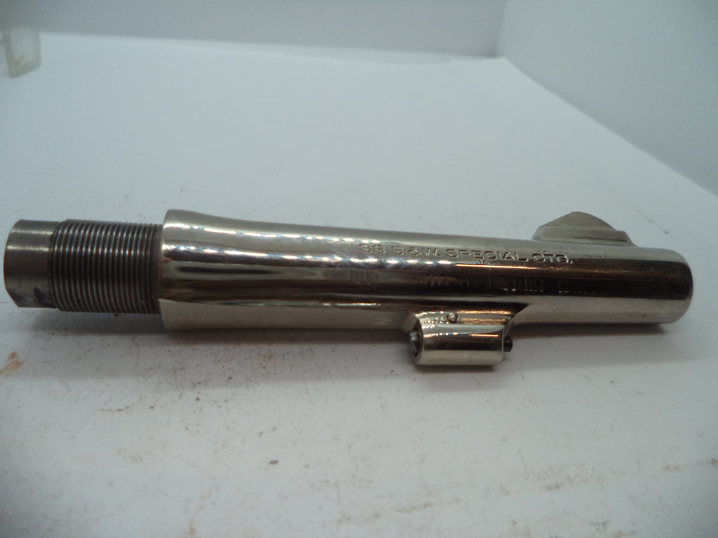 S&W K Frame Model 10-7 Barrel 4" Pinned Nickel .38 Special Used - Part# 1022