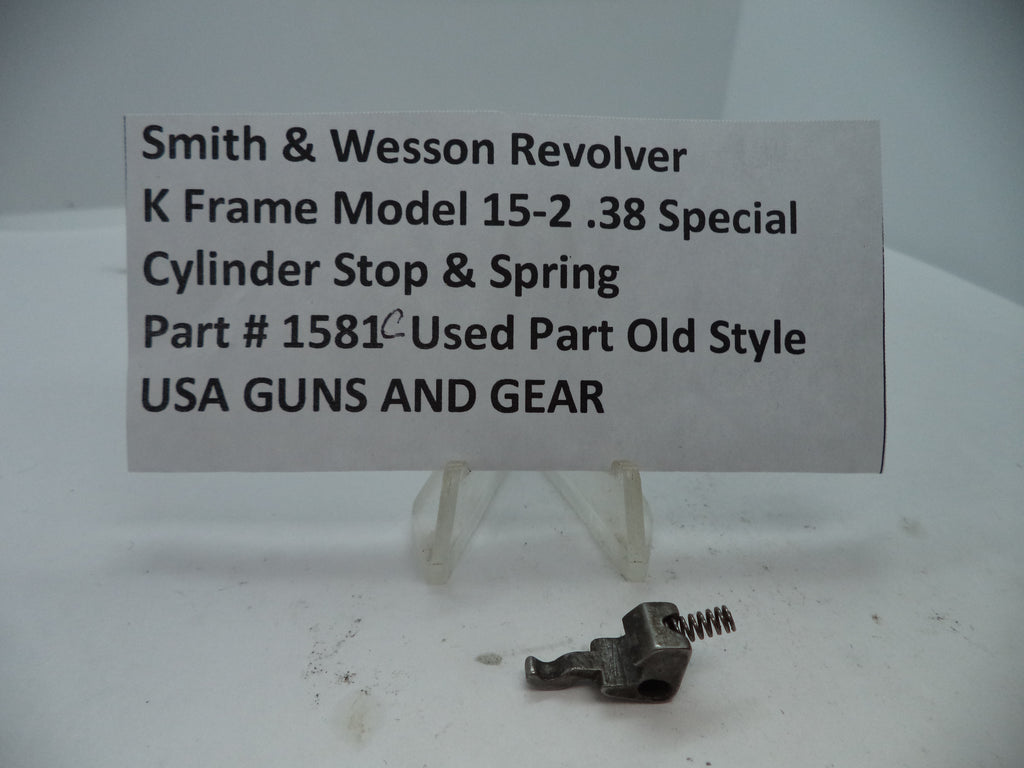1581C Smith & Wesson K Size Model 15-2 Cylinder Stop .38 Special Used Part