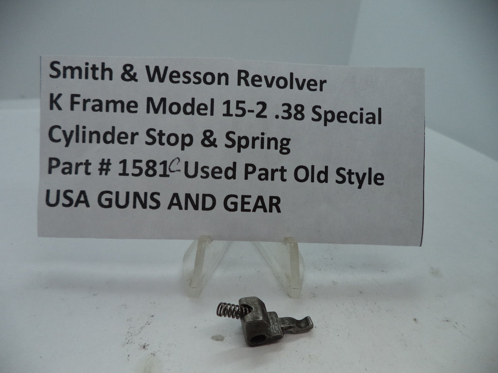 1581C Smith & Wesson K Size Model 15-2 Cylinder Stop .38 Special Used Part