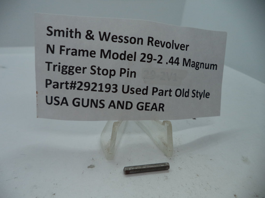 292193 S&W N Size Model 29-2 Trigger Stop Pin .44 Magnum Used