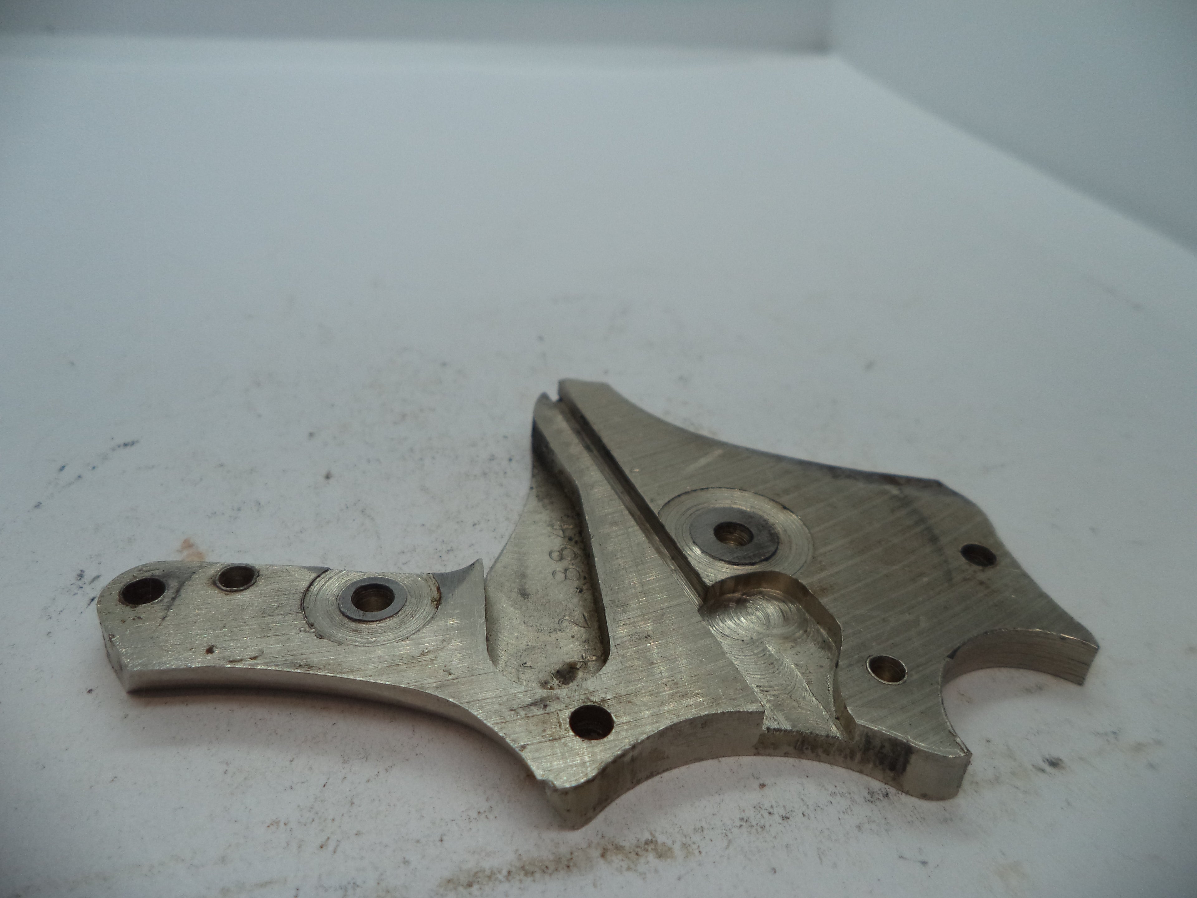 S&W K Frame Model 10 Nickel Side Plate w/Logo .38 Spl 10153
