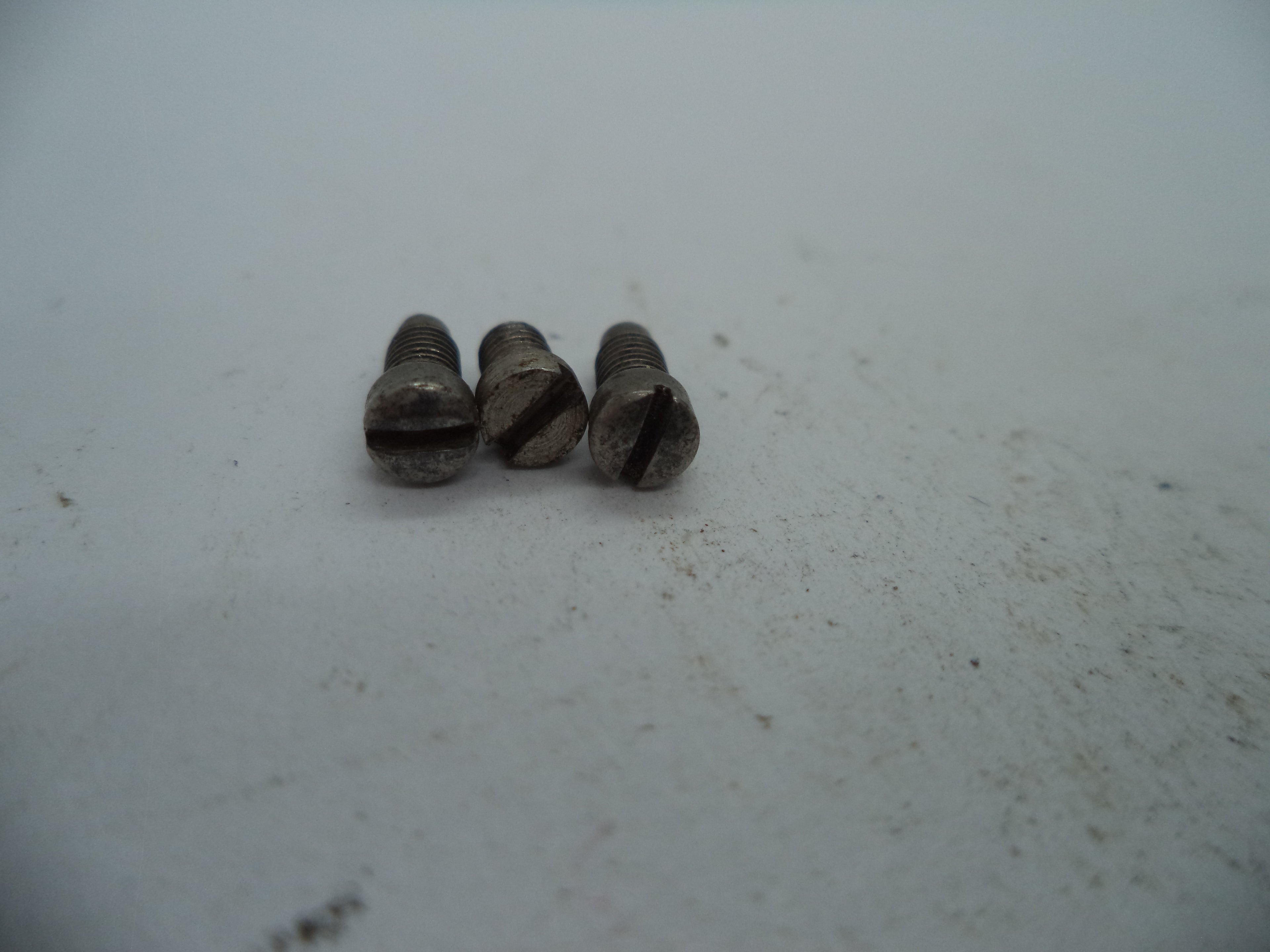 S&W K Frame Model 10 Side Plate Screws (3) Nickel .38 10160