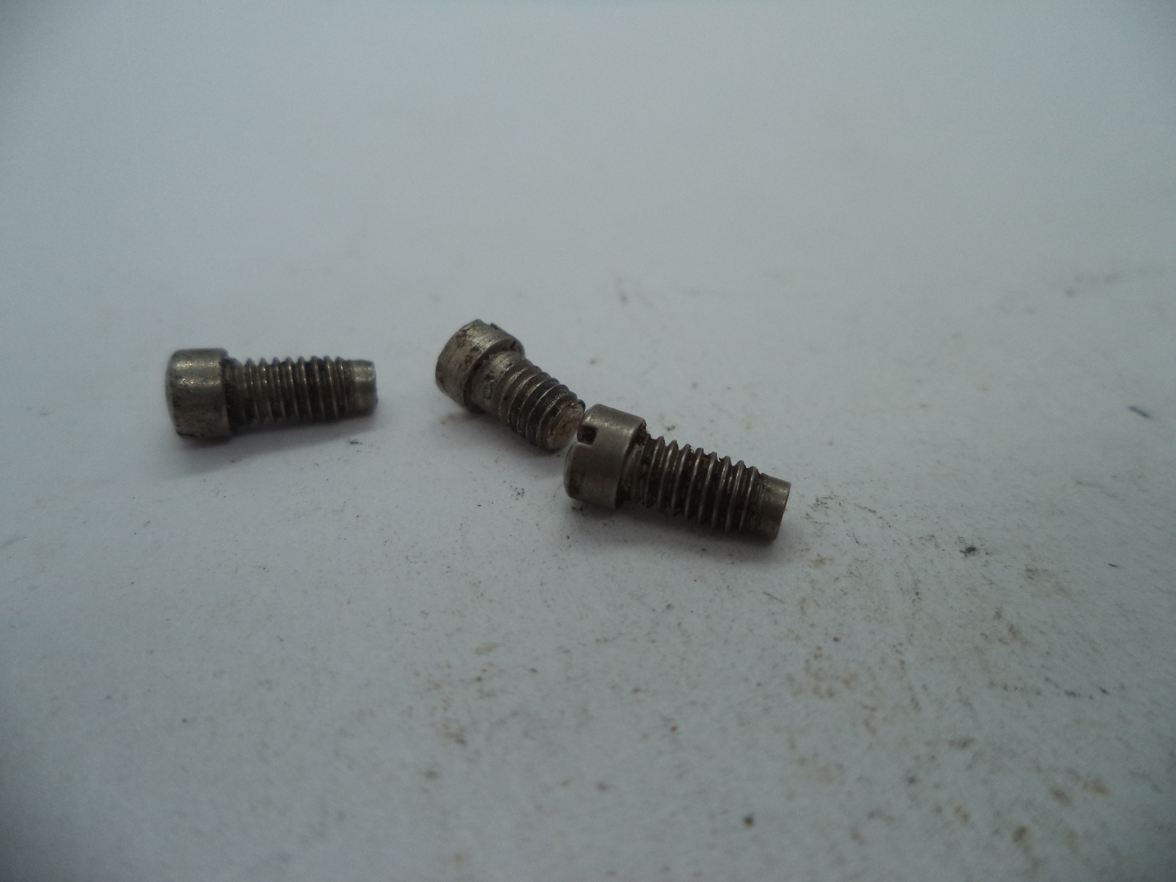 S&W K Frame Model 10 Side Plate Screws (3) Nickel .38 10160