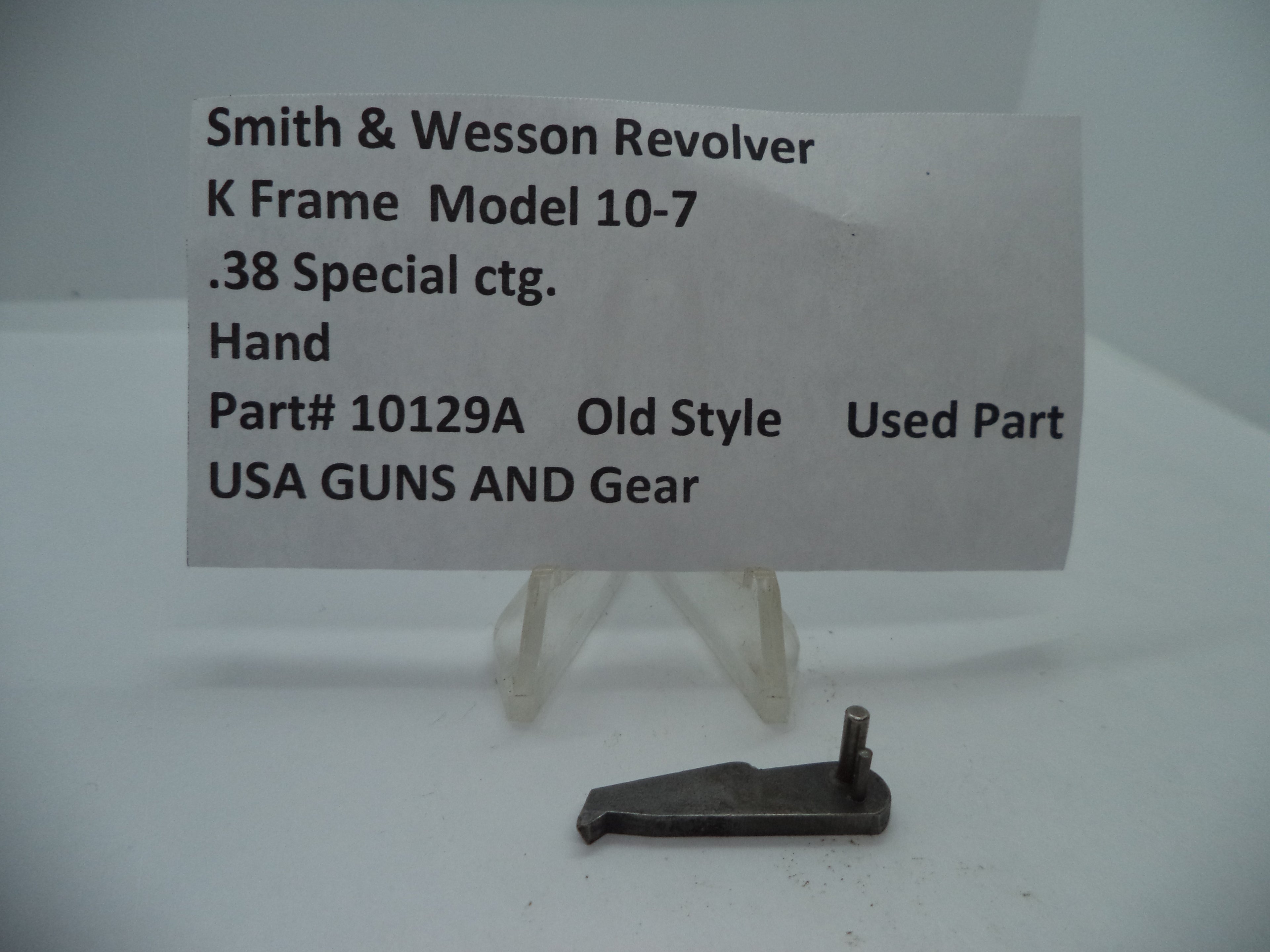 Smith & Wesson K Frame Model 10-7 Hand - .38 Special - 10129A