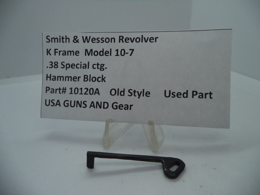 Smith & Wesson K Frame Model 10-7 Hammer Block - .38 Special - 10120A