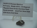 629181 S&W N Frame Model 629-6  Thumb Piece & Nut Stainless Steel .44 Magnum