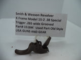 15184C S&W K Size Model 15 -2 Trigger .265" Wide Used .38 Special