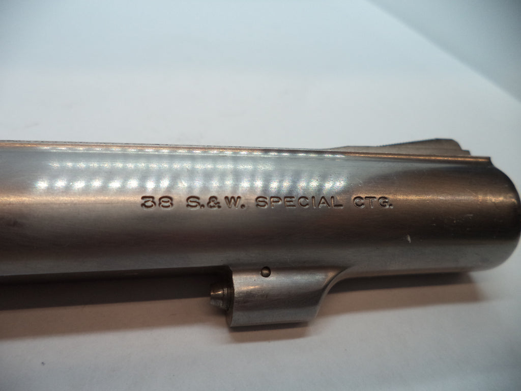 S&W K Frame Model 64-3 Barrel 4" Non-Pinned Stainless .38 Special Used - Part# 648