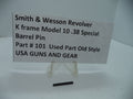 K Frame Model 10 Barrel Pin Old Style .38 Special Used 101A