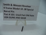 101A Smith & Wesson K Size Model 10 Barrel Pin .38 Special Used Part