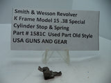 1581C S&W K Frame Model 15 Cylinder Stop & Spring .38 Special Used