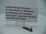 15129 Smith & Wesson K Model 15 Hand (Rotates Cylinder) .38 Special Used Part