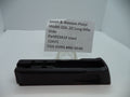 Smith & Wesson Pistol Model 22A Slide .22 Long Rifle used part displayed on a white stand with a label describing the product.